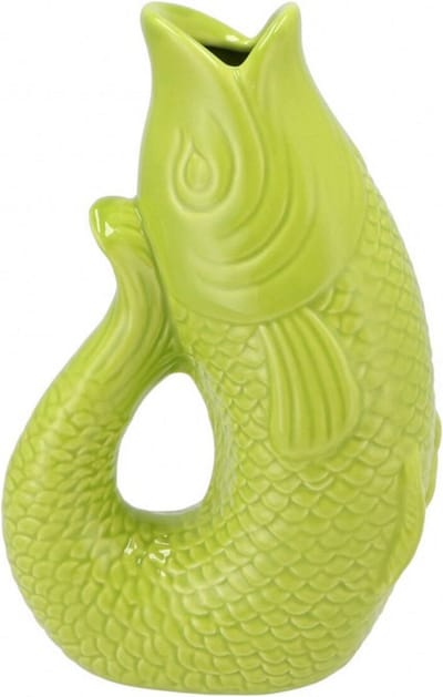 Happy fish double green 13x8x21cm