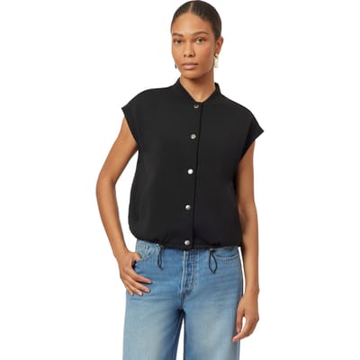 Scotch & Soda Cropped Vest Black Taglia: XS | Gilet Outlet | Donna | Nero