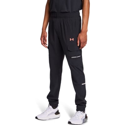 Under Armour Utility Broeken Heren - Zwart - Maat S - Poly Woven