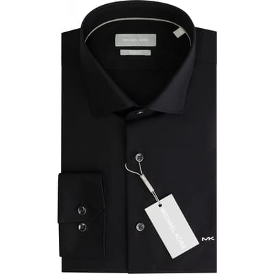 Shirt met lange mouwen Michael Kors Poplin Contrast Emb Slim