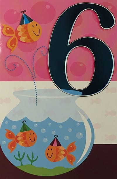 Luxe Wenskaart 6 Jaar - Verjaardagskaart - Leeftijdskaart - Verjaardag - Jarig - Leeftijd 6 Jaar - Art Of Cards - Numbers - Kaart - 66842 - 8710577833575 - Geburtstag - Birthday - Anniversaire - Gratis Verzonden - Hoge Afnamekortingen