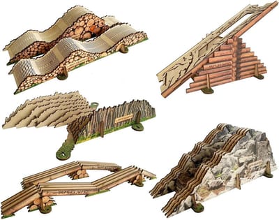 RC Obstakel Set - RC Crawler Park - Racebaan Ontwerpen - Schaal Realisme - 5 Stuks - Natuurlijk