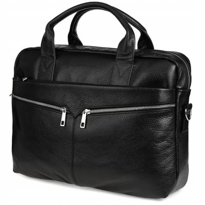 Beltimore Leren Aktetas Heren Zwart Grote Laptop Tas