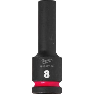 Milwaukee slagdop Shockwave 1/2 lang 8mm
