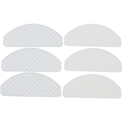 6 Stuks Dweil Doek voor Yeedi Vac 2pro Stofzuiger Reinigingspads Vervangingsonderdelen Veegmachine white