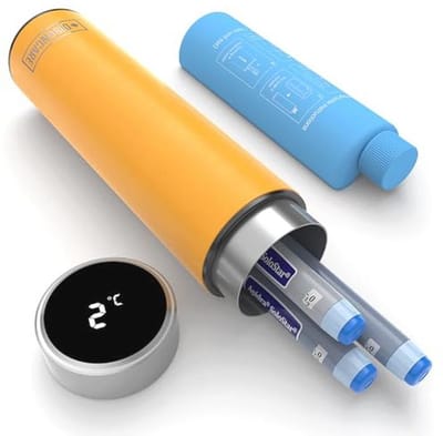Slimme koeltas voor insuline | Temperatuurdisplay | Draagbare medische tas voor diabetici | 60 uur koeling | Met QR-code en accessoires