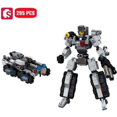 SEMBO Transformeerbare Mech Assemblage Bouwsteen MOC Robot Auto Bouwset Kinderspeelgoed voor Jongens Verjaardagscadeaus no box
