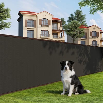 Privacydoek voor Tuin & Hekwerk - 1,5 x 15 Meter - Hoogwaardig HDPE 180 g/m² - Zichtbreeknet - Windbreekgaas - UV-bestendig - Antraciet/Groen