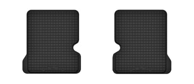 Wielganizator BasicProtect - Tafelzijbeschermers - Achter - 2 Stuks - Fiat Panda II (2002-2010)
