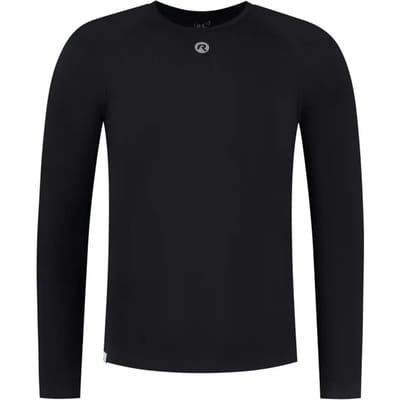 Rogelli Essential Dames en Heren Ondershirt - Lange Mouw - Zwart