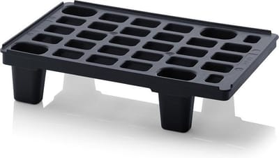 Pallet | Kwart pallet | Kunststof pallet | Ultra Light | Open dek | 40 x 60 cm | ¼ Pallet | Nieuw | Display Pallet