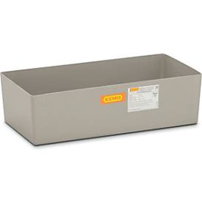 Opvangbak van glasvezelversterkte kunststof (GVK) - 65 liter - B 820 x D 410 x H 230 mm - zonder rooster