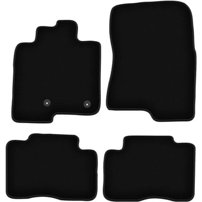 BASIC zwarte velours matten voor: Mitsubishi Pajero IV kort (2006-2018)