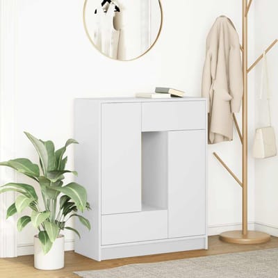 vidaXL - Dressoir - met - lades - en - deuren - 73x31x90 - cm - wit