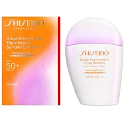 Shiseido - Suncare Urban Environment Triple Beauty Suncare Emulsion Oil-Free SPF 50+ PA++++ 30ml