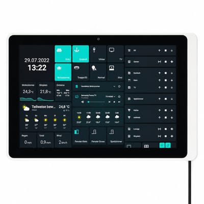 Wandhouder Geschikt voor Amazon Fire HD 10 (2021) 11e Generatie – Tablet Muurbeugel – Smart Home Dashboard Houder – Verborgen Kabelbeheer – Wit