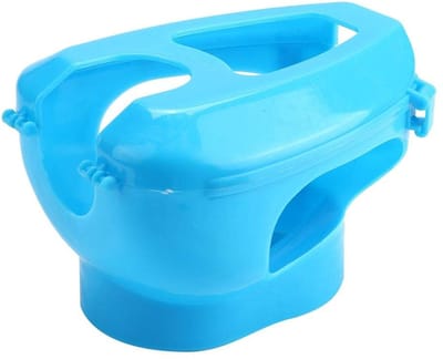 Kunststof Duivenhouder - Eenvoudig Voeren - Handenvrij - Blauw - Duivenfokker - Ideaal voor Het Voeden van Duiven - Geschikt voor Alle Du...