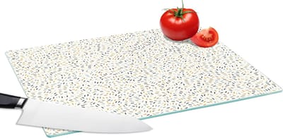 Glazen Snijplank - 39x28 - Patronen - Confetti - Pastel - Snijplanken Glas