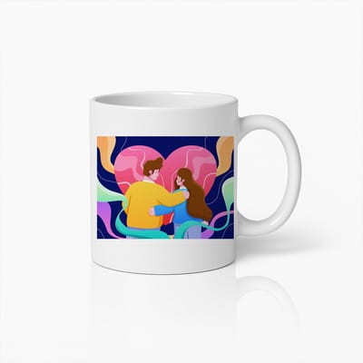 Romantische Koppel Koffiemok – Perfect Cadeau voor Liefde en Relatie