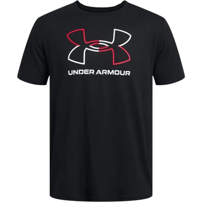 Under Armour UA GL FOUNDATION UPDATE SS-BLK Heren Sportshirt - Zwart - Rood - Wit