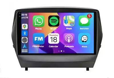 Autoradio 2/32GB met Carplay en Android auto | Geschikt voor Hyundai IX35 2009-2017 | Radio scherm met Navigatie | 2009 2010 2011 2012 2013 2014 2015 2016 2017