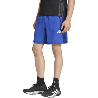 Adidas Unisex Performance Train Essentials Woven Melange Shorts Dar Maat: 2XL 7CM | Korte Broeken Outlet | Unisex | Blauw