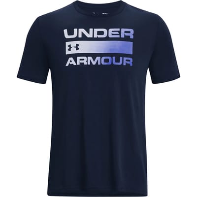 Under Armour UA TEAM IShort SleeveUE WORDMARK Short Sleeve Heren Sportshirt - Blauw