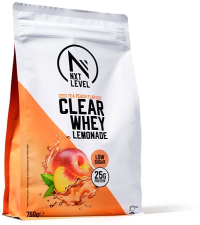 NXT Level Nutrition - Clear Whey Lemonade - Iced Tea Peach - 750 gram - 25 shakes - Eiwit limonade - 25 gram eiwit - Iced Tea Peach Flavour