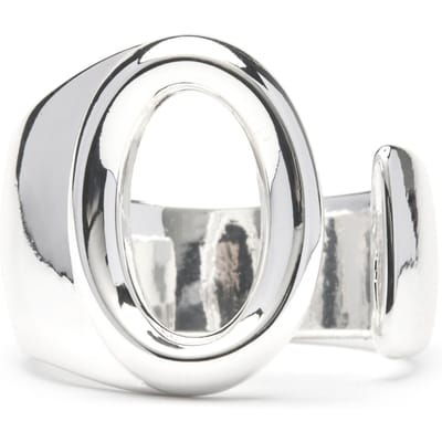 Luxenter Ring met zilveren afwerking - Alphabet