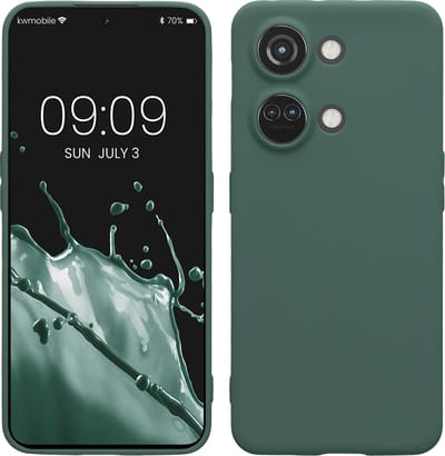 kwmobile telefoonhoesje geschikt voor OnePlus Nord 3 5G - Hoesje voor smartphone - Precisie camera uitsnede - In dennengroen
