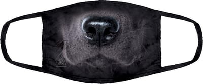 The Mountain Mondmasker – Black Lab Face – Niet-medisch – Dierenprint