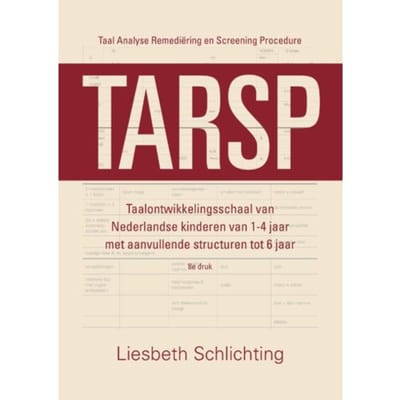 Tarsp - Taal Analyse Remediëring En Screening Procedure - Liesbeth Schlichting