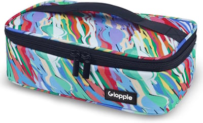 SnelShoppen - Insulated Lunch Bag voor Vrouwen en Mannen - Draagbare Koeltas met Thermische Isolatie - Watercolor Design - Ideaal voor Werk, Picknick,