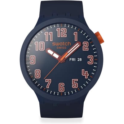 Swatch Aquachrono Essentially Confident Polshorloge SB01S700 Blauw gray