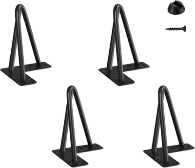 Metalen Hairpin Tafelpoten voor DIY Meubels Salontafel Bank - Inclusief Schroeven en Voetbeschermers
