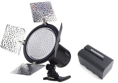 Dailygoody - LED-videolamp - Professionele verlichting - Inclusief batterij en oplader - 5500K kleurtemperatuur - Geschikt voor DSLR-camera's - Ideaal...