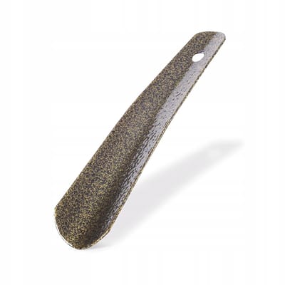 Klassieke kleine gouden metalen schoenlepel - 17,5 cm