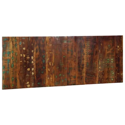 vidaXL - Hoofdbord - 140 - cm - massief - gerecycled - hout - meerkleurig