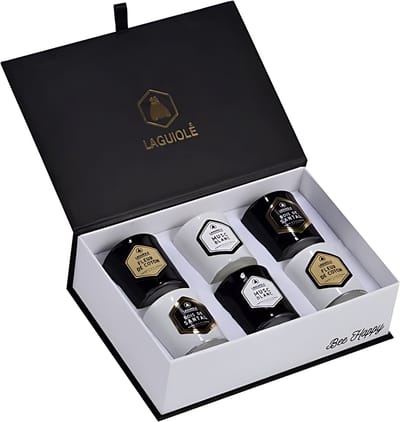 Laguiole Geurkaarsen - Giftset - 6 x 30g Kaarsen - Tropisch Houtgeur