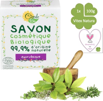 Cigale Bio | Ayurveda kruiden zeep 100g | Zonder conserveermiddel Zonder kleur