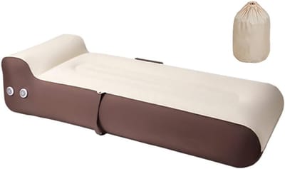 Luchtbed Met Pomp - Opblaasbaar Matras - Kamperen Reizen - Volautomatisch Opblazen - 188x78x48 cm - Dubbelkleurig