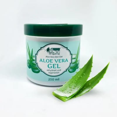Aloe Vera Gel - 250 ml - Vochtregulerend - Verzachtend - Herstellend - Droge Huid - Voordeel Set 2 Stuks