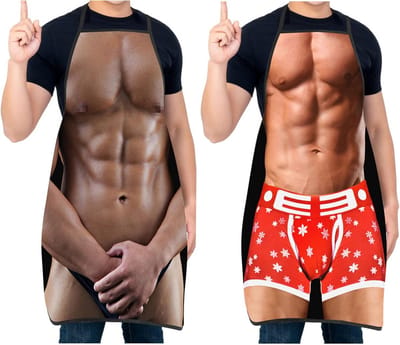 Grappig Schort voor BBQ en Koken - Keuken & Barbecue Schorten Cadeau voor Man, Vrouw of Vrienden