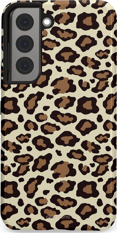 Casetastic Hoesje Geschikt voor Samsung S22 - Stijlvolle Beschermende Duo-layer Case - Gevaarlijk geduld