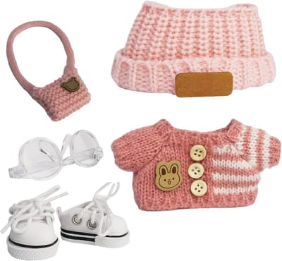 Poppenkleding Set - Handgemaakte Accessoires - Verkleden en Decoratie - Compleet Inclusief Schoenen - Voor Poppen 15-17cm