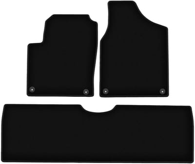 BASIC zwarte veloursmatten voor: Volkswagen Sharan I minivan (1995-2010)