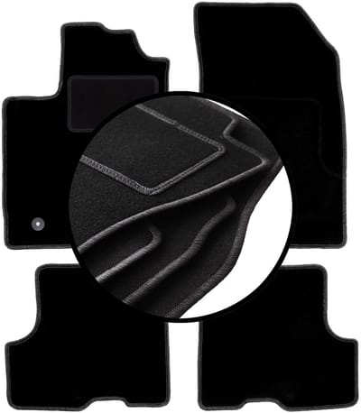 Complete set veloursmatten voor: Dacia Duster II 2WD SUV (2018-)