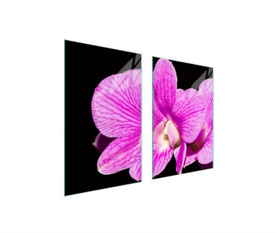 TMK ArtDeko - Orchidee Snijplank - 65x52 cm - Hartglas