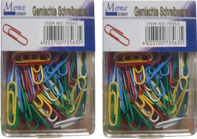 200 paperclips papier clips diverse kleuren