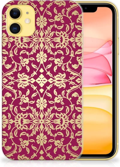 Siliconen Hoesje Apple iPhone 11 Barok Pink
